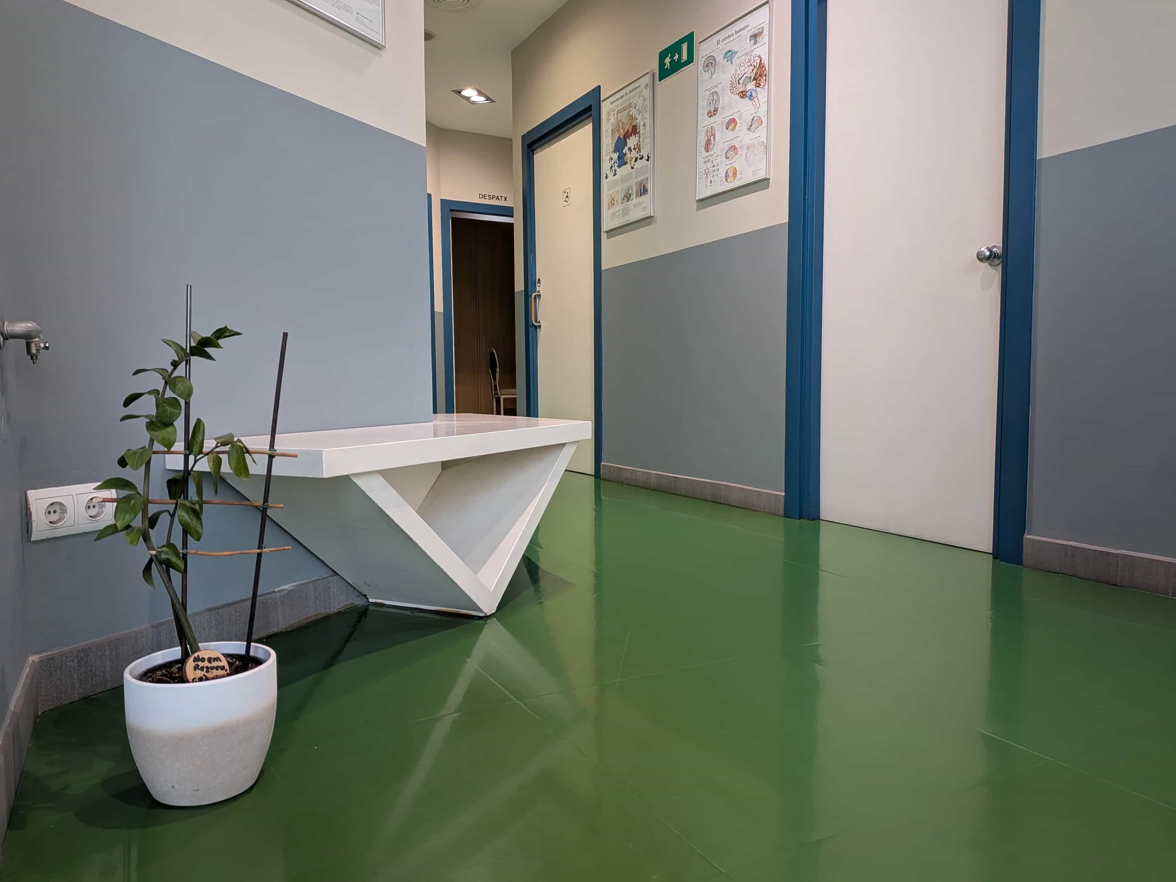Clinic hallway